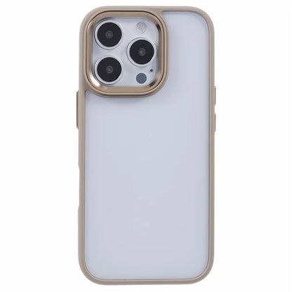 For iPhone 16 Pro Max Cell Phone Case Drop-Proof Clear Back PC+TPU Cover