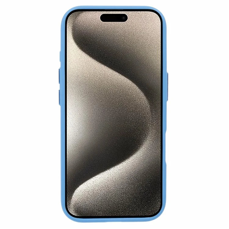 For iPhone 16 Pro Max Cell Phone Case Drop-Proof Clear Back PC+TPU Cover