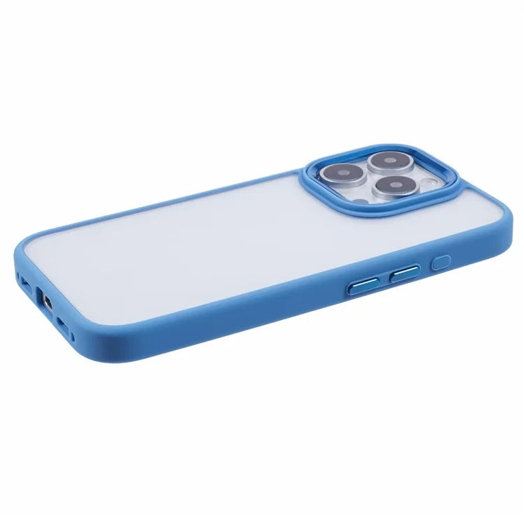 For iPhone 16 Pro Max Cell Phone Case Drop-Proof Clear Back PC+TPU Cover