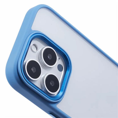 For iPhone 16 Pro Max Cell Phone Case Drop-Proof Clear Back PC+TPU Cover
