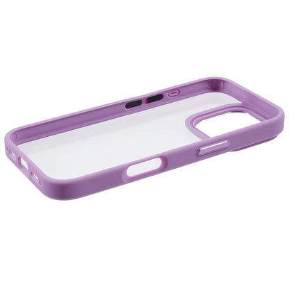 For iPhone 16 Pro Max Cell Phone Case Drop-Proof Clear Back PC+TPU Cover