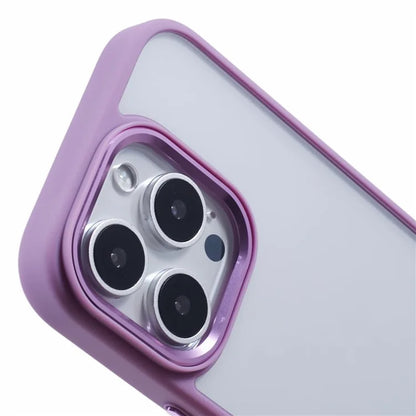 For iPhone 16 Pro Max Cell Phone Case Drop-Proof Clear Back PC+TPU Cover