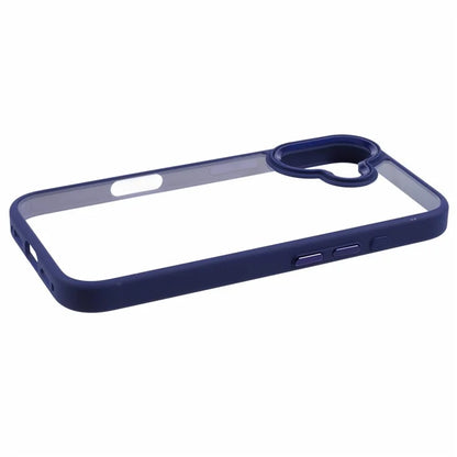 For iPhone 16 Plus Cell Phone Case Clear Back Drop Protection PC+TPU Cover