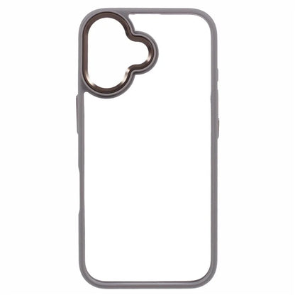 For iPhone 16 Plus Cell Phone Case Clear Back Drop Protection PC+TPU Cover