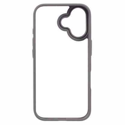 For iPhone 16 Plus Cell Phone Case Clear Back Drop Protection PC+TPU Cover