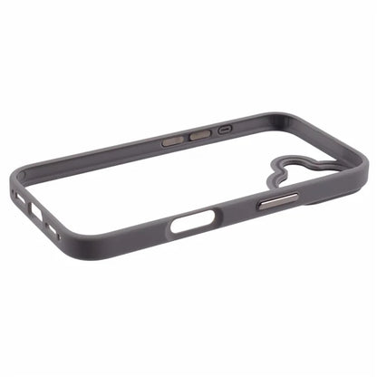For iPhone 16 Plus Cell Phone Case Clear Back Drop Protection PC+TPU Cover