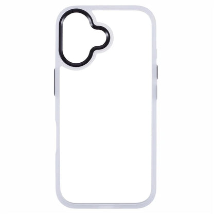 For iPhone 16 Plus Cell Phone Case Clear Back Drop Protection PC+TPU Cover
