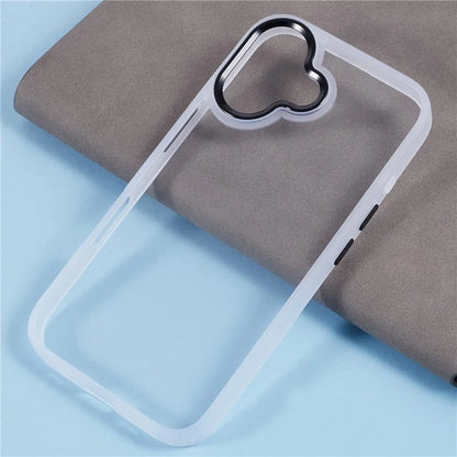 For iPhone 16 Plus Cell Phone Case Clear Back Drop Protection PC+TPU Cover