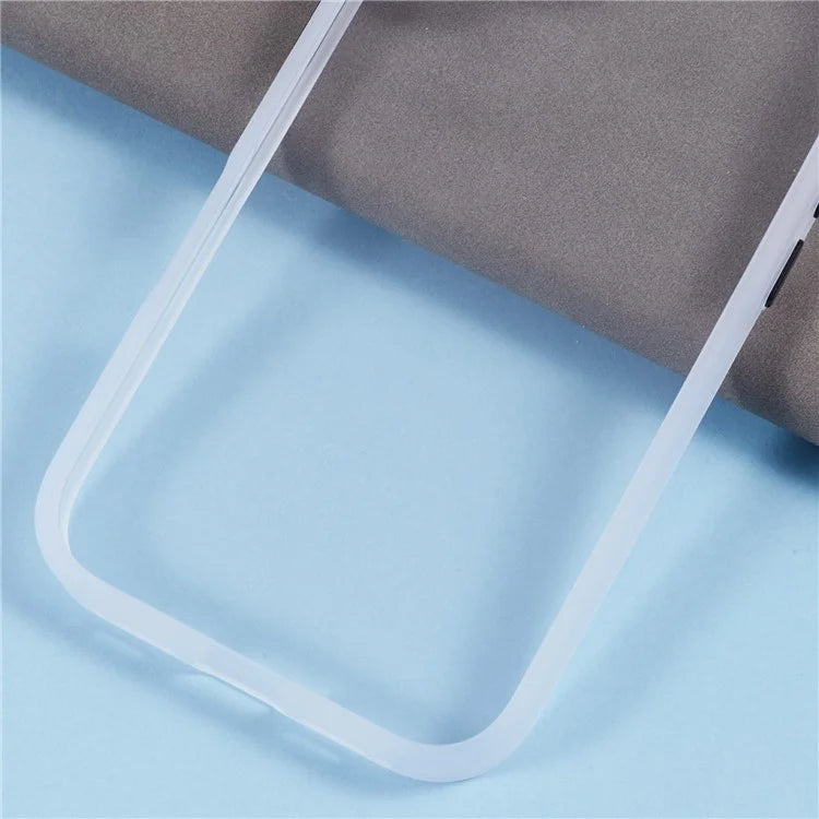 For iPhone 16 Plus Cell Phone Case Clear Back Drop Protection PC+TPU Cover