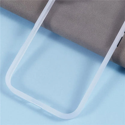 For iPhone 16 Plus Cell Phone Case Clear Back Drop Protection PC+TPU Cover