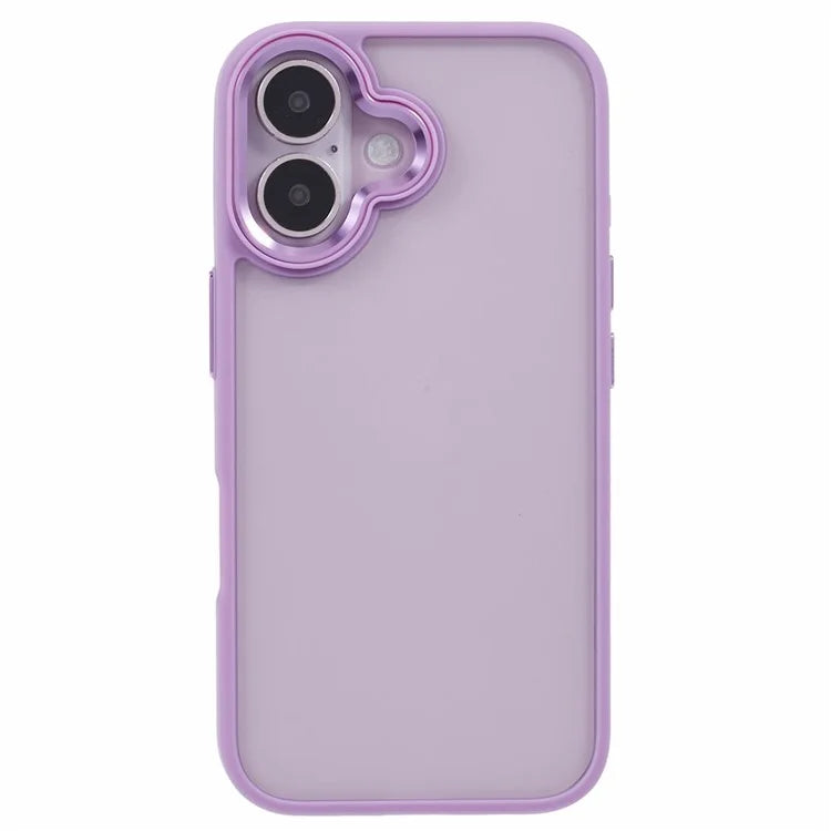 For iPhone 16 Plus Cell Phone Case Clear Back Drop Protection PC+TPU Cover