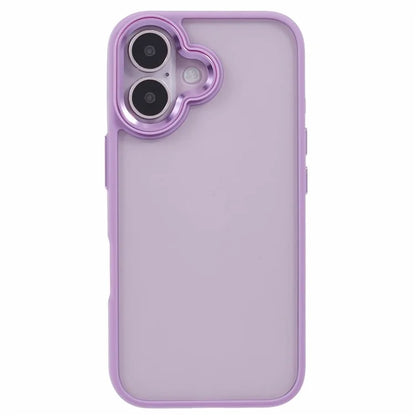 For iPhone 16 Plus Cell Phone Case Clear Back Drop Protection PC+TPU Cover