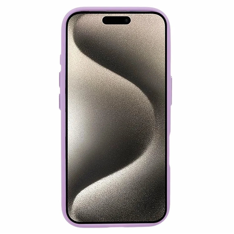For iPhone 16 Plus Cell Phone Case Clear Back Drop Protection PC+TPU Cover