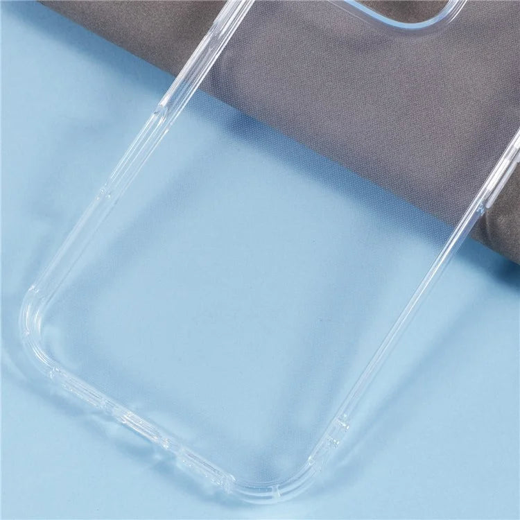 For iPhone 16 Pro Max Wholesale Phone Cases Clear TPU Mobile Phone Cover (Big Rear Lens Cutout)