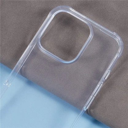 For iPhone 16 Pro Max Wholesale Phone Cases Clear TPU Mobile Phone Cover (Big Rear Lens Cutout)