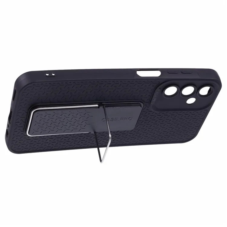 XL Series For Samsung Galaxy A35 5G Case Kickstand Solid Color TPU Phone Cover