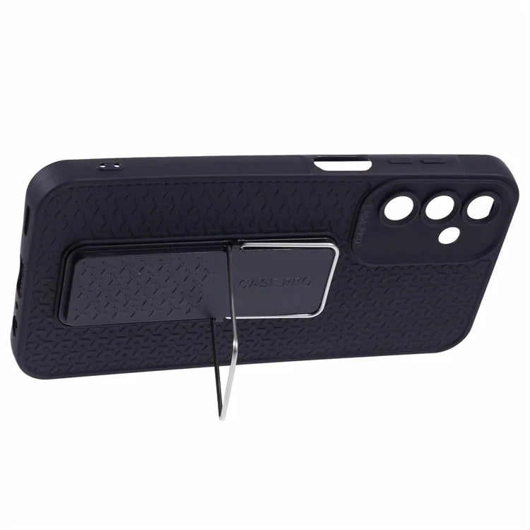 XL Series For Samsung Galaxy A35 5G Case Kickstand Solid Color TPU Phone Cover