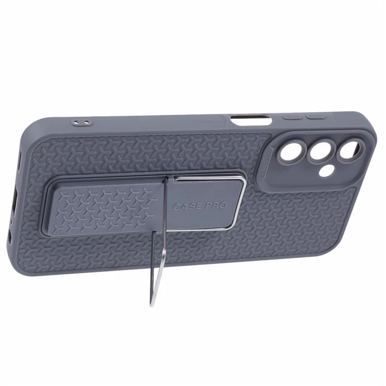 XL Series For Samsung Galaxy A14 4G / 5G Case Precise Cutouts TPU Phone Cover Invisible Kickstand
