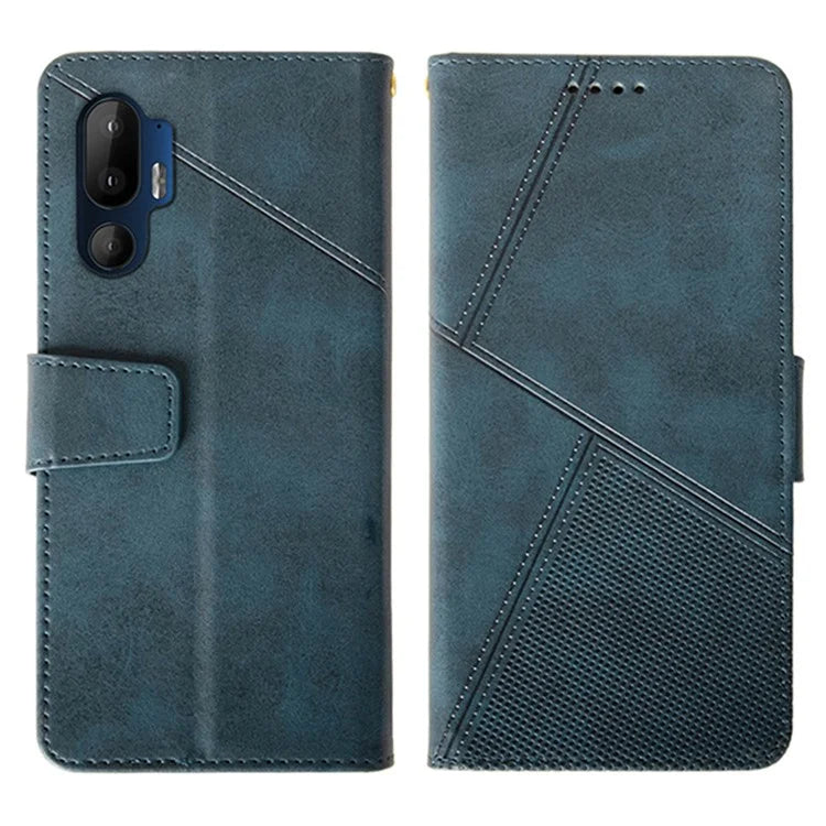 IDEWEI For HTC U24 Pro 5G Case Wallet Stand Calf Texture Leather Phone Cover