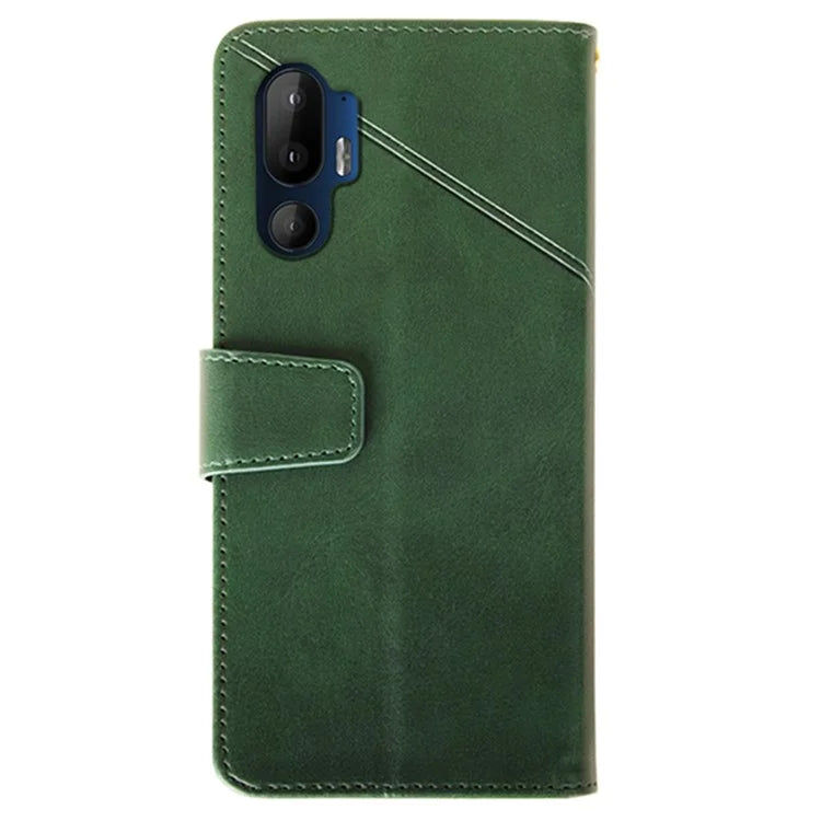 IDEWEI For HTC U24 Pro 5G Case Wallet Stand Calf Texture Leather Phone Cover