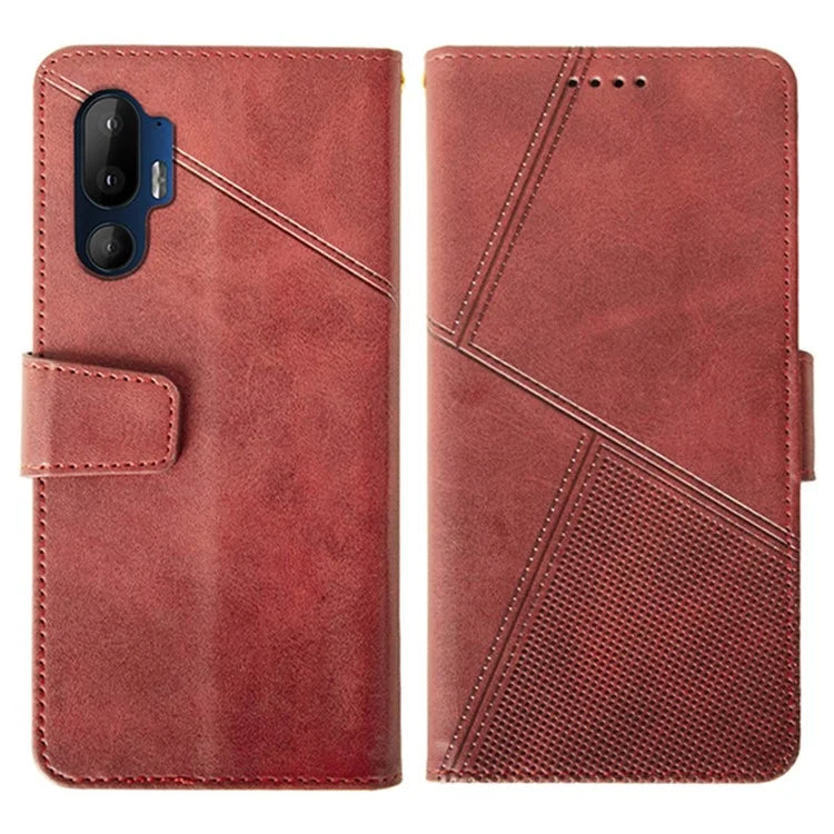 IDEWEI For HTC U24 Pro 5G Case Wallet Stand Calf Texture Leather Phone Cover