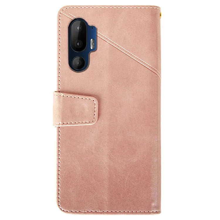 IDEWEI For HTC U24 Pro 5G Case Wallet Stand Calf Texture Leather Phone Cover