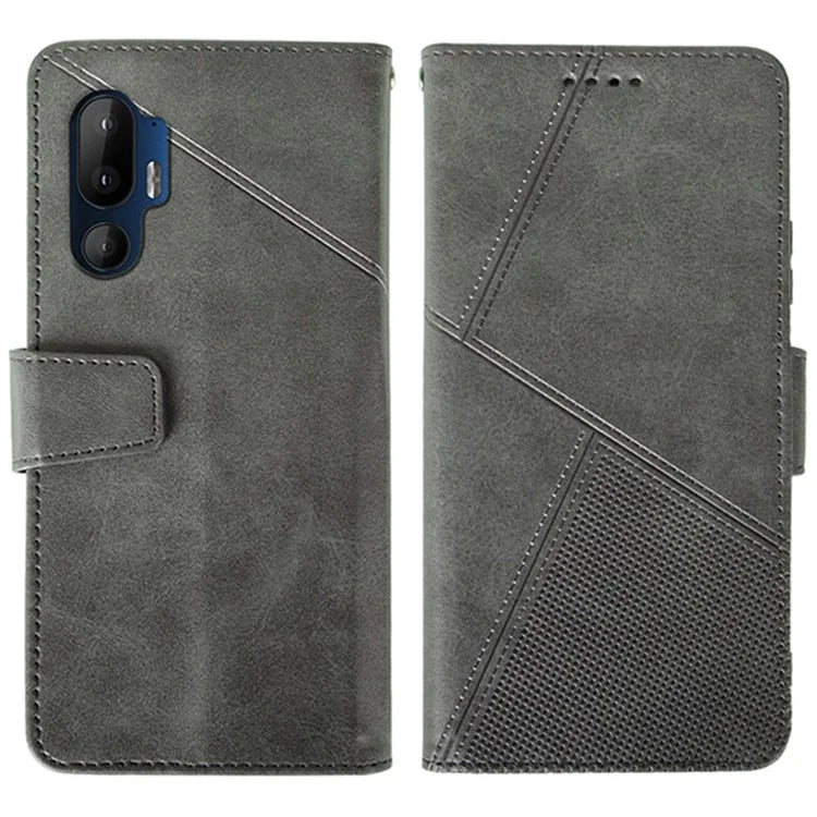 IDEWEI For HTC U24 Pro 5G Case Wallet Stand Calf Texture Leather Phone Cover