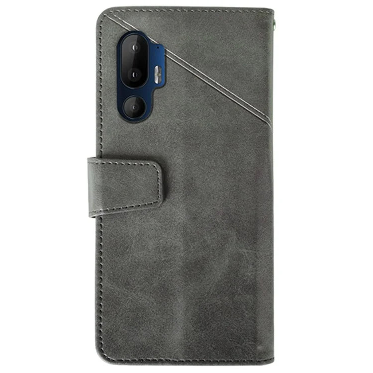 IDEWEI For HTC U24 Pro 5G Case Wallet Stand Calf Texture Leather Phone Cover