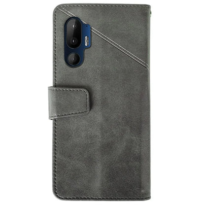 IDEWEI For HTC U24 Pro 5G Case Wallet Stand Calf Texture Leather Phone Cover