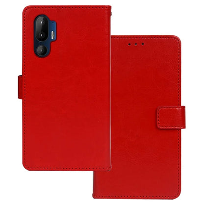 IDEWEI for HTC U24 Pro 5G Case Crazy Horse Texture Phone Leather Cover