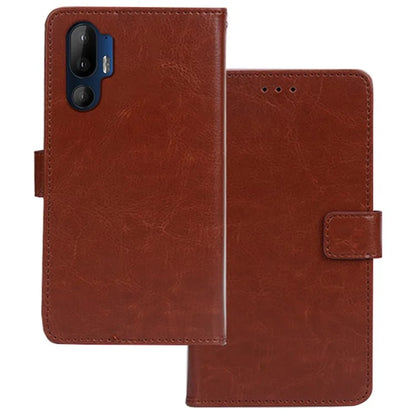 IDEWEI for HTC U24 Pro 5G Case Crazy Horse Texture Phone Leather Cover