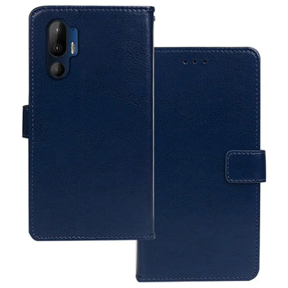 IDEWEI for HTC U24 Pro 5G Case Crazy Horse Texture Phone Leather Cover