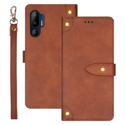 IDEWEI For HTC U24 Pro 5G Case PU Leather Phone Cover with Card Slots Stand