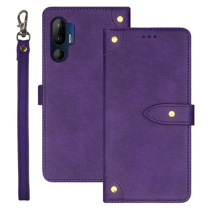 IDEWEI For HTC U24 Pro 5G Case PU Leather Phone Cover with Card Slots Stand