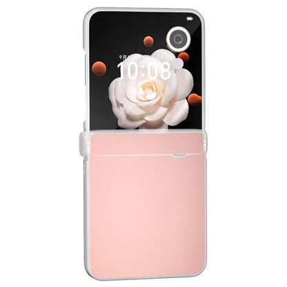 For Honor Magic V Flip 5G Case Hinge Protection Leather+PC Phone Cover Matte Edge