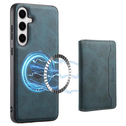 DENIOR D13 For Samsung Galaxy S24+ Retro Phone Case with Card Holder Detachable Strong Magnetic
