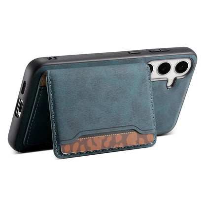 DENIOR D13 For Samsung Galaxy S24+ Retro Phone Case with Card Holder Detachable Strong Magnetic