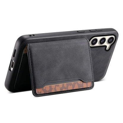 DENIOR D13 For Samsung Galaxy S23+ Case Leather + PC + TPU Phone Cover with Detachable Card Holder