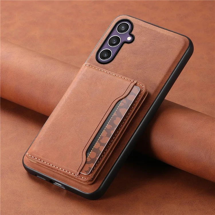 DENIOR D13 For Samsung Galaxy S23 FE Case Card Holder Kickstand Detachable 2-in-1 Phone Cover