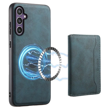 DENIOR D13 For Samsung Galaxy S23 FE Case Card Holder Kickstand Detachable 2-in-1 Phone Cover