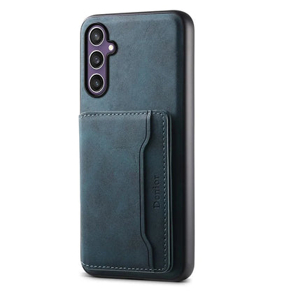 DENIOR D13 For Samsung Galaxy S23 FE Case Card Holder Kickstand Detachable 2-in-1 Phone Cover