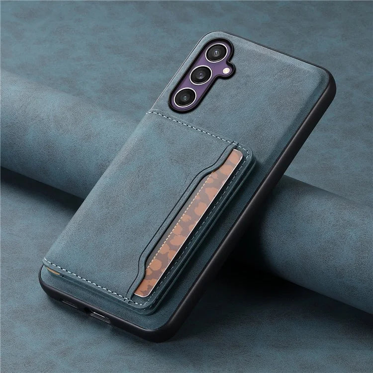 DENIOR D13 For Samsung Galaxy S23 FE Case Card Holder Kickstand Detachable 2-in-1 Phone Cover