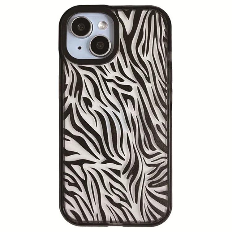 For iPhone 14 Plus Cell Phone Cases Colorful Pattern Shockproof Acrylic Back Cover