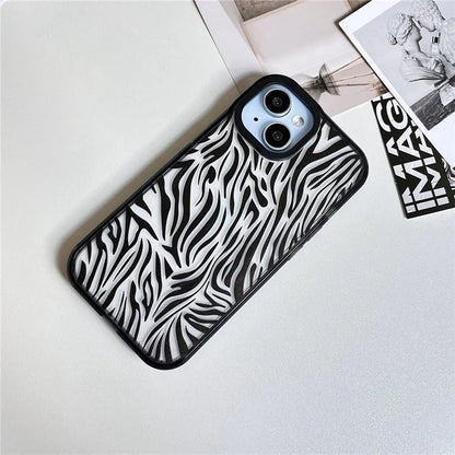For iPhone 14 Plus Cell Phone Cases Colorful Pattern Shockproof Acrylic Back Cover