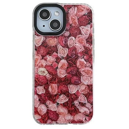 For iPhone 14 Plus Cell Phone Cases Colorful Pattern Shockproof Acrylic Back Cover
