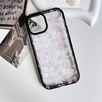 For iPhone 14 Plus Cell Phone Cases Colorful Pattern Shockproof Acrylic Back Cover