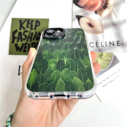 For iPhone 15 Plus Shockproof Acrylic Cover Cell Phone Case with Pattern Design