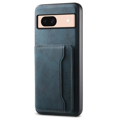 DENIOR D13 For Google Pixel 8a Case 2 in 1 Detachable Leather Phone Back Cover