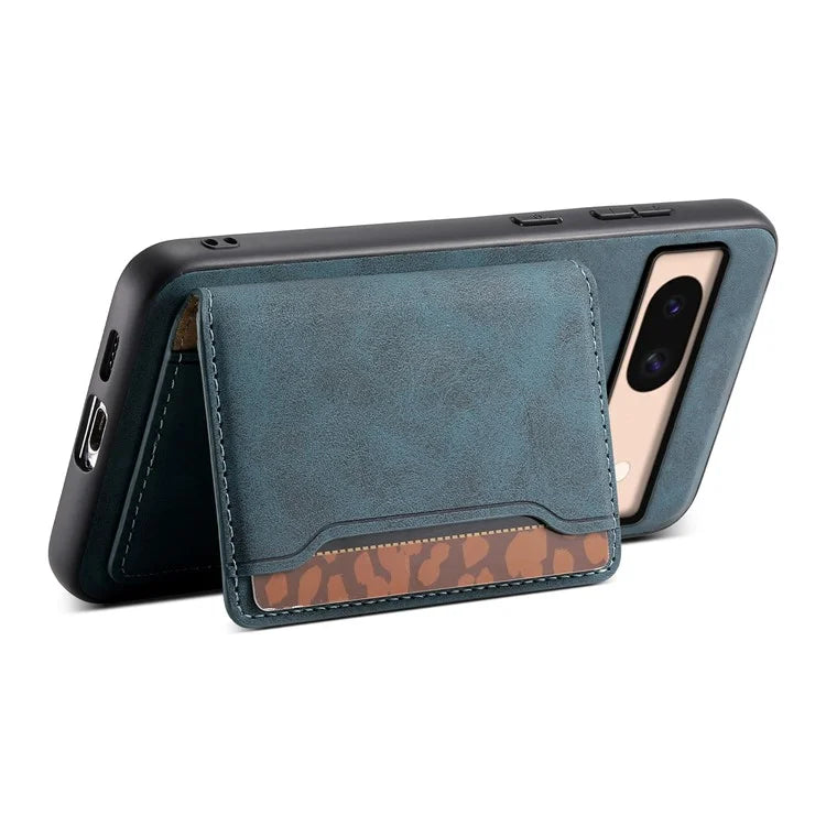 DENIOR D13 For Google Pixel 8a Case 2 in 1 Detachable Leather Phone Back Cover