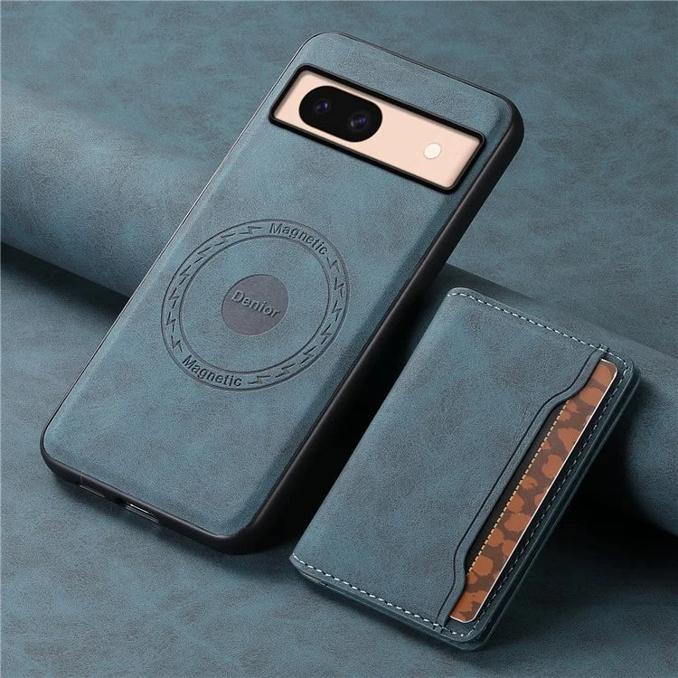 DENIOR D13 For Google Pixel 8a Case 2 in 1 Detachable Leather Phone Back Cover
